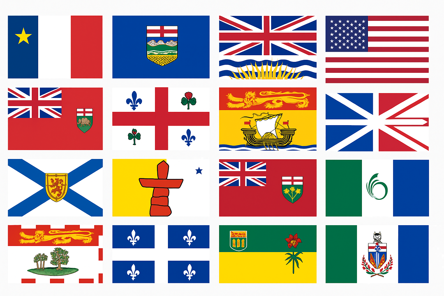 Provincial - Paper Flags