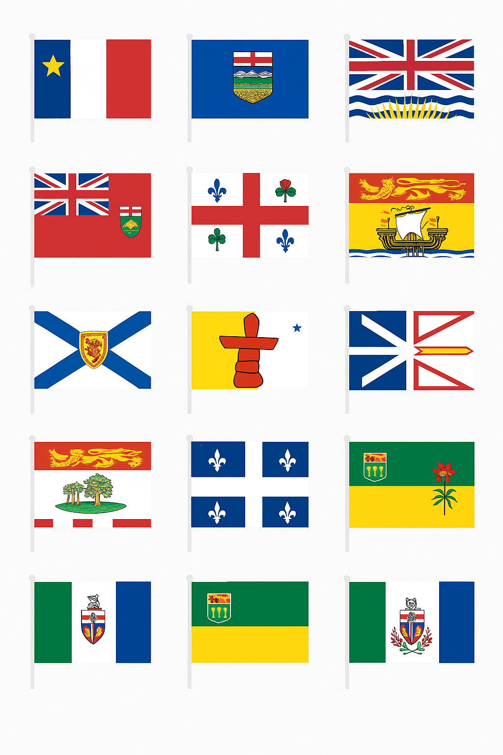Provincial - Hand Waving Flags