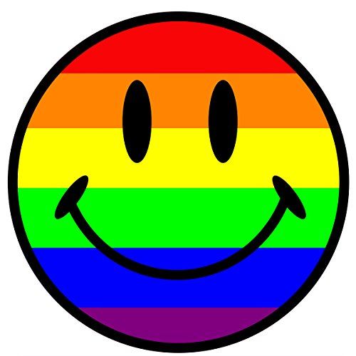 Pride Happy Face Tattoo
