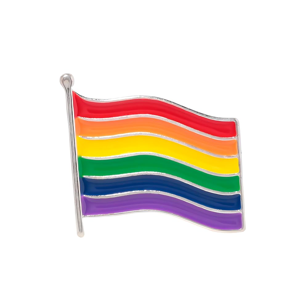 Pride Lapel (Waving Flag Style) Pin
