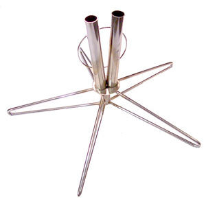 Double Star Stand, 1" (chrome)