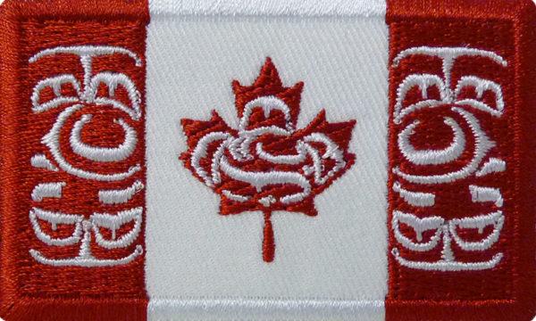 Canadian Native Flag Crest