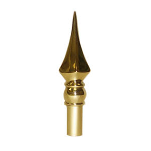 Fancy spear, 8", styrene finial