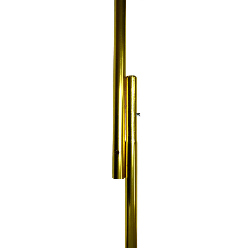 8'x1" gold aluminum pole, 2 pce