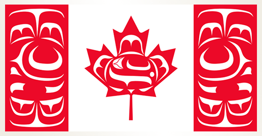 Canadian Native Flag Flag