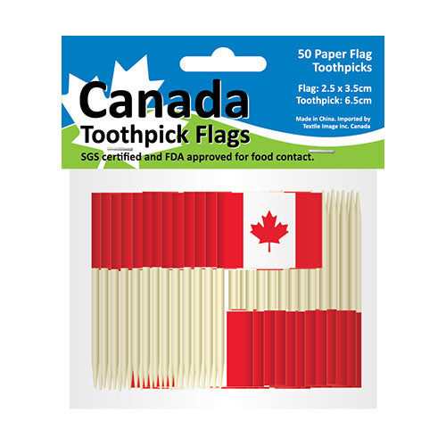 Canada toothpicks (50/package)