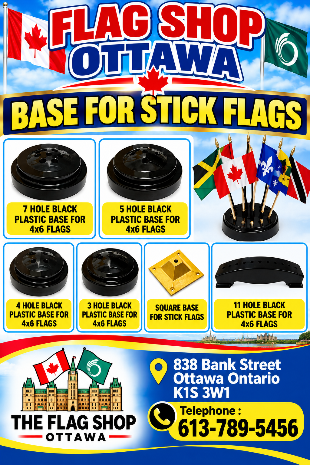 Base for Stick Flags