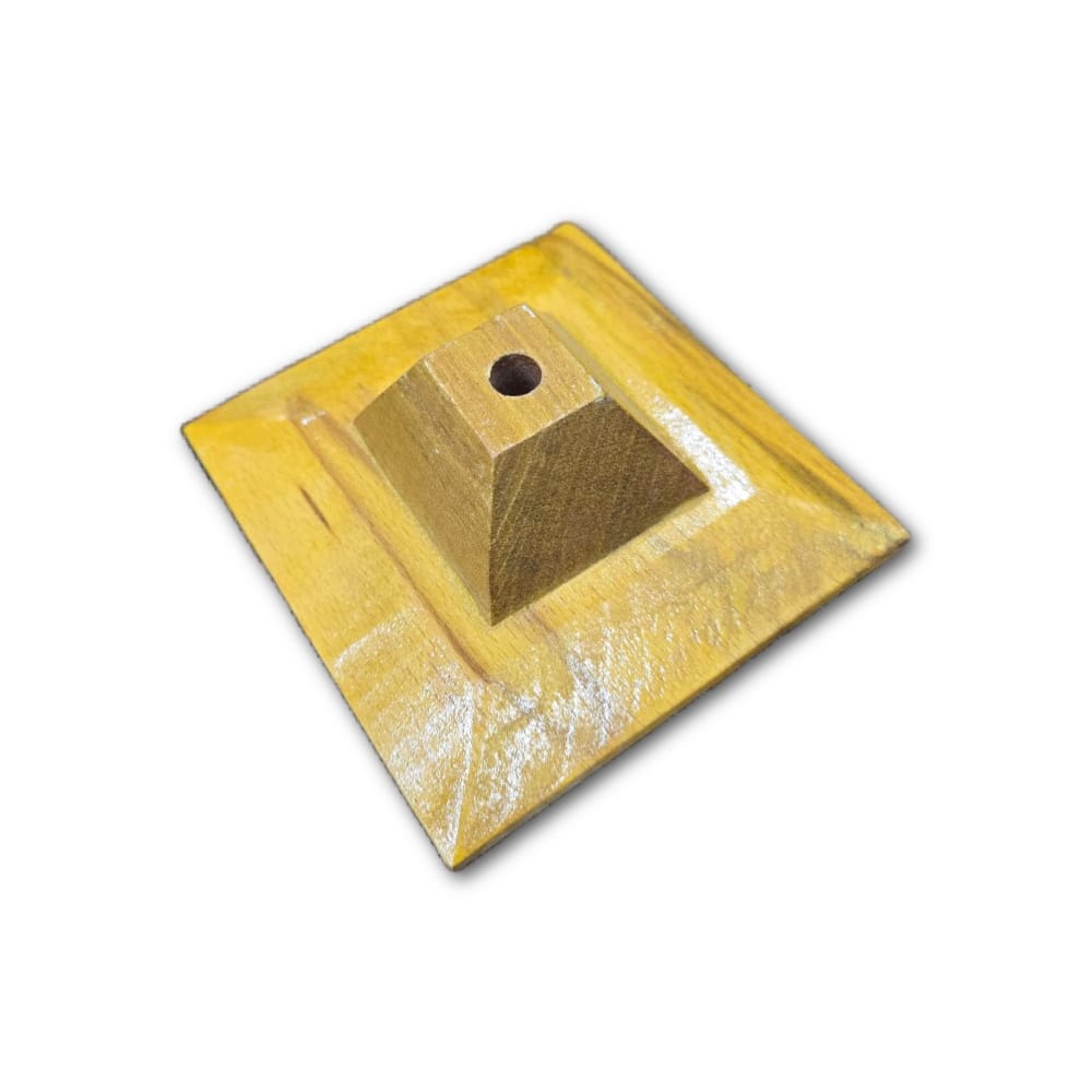 1 hole wood base for 12x18  inch stick flags.