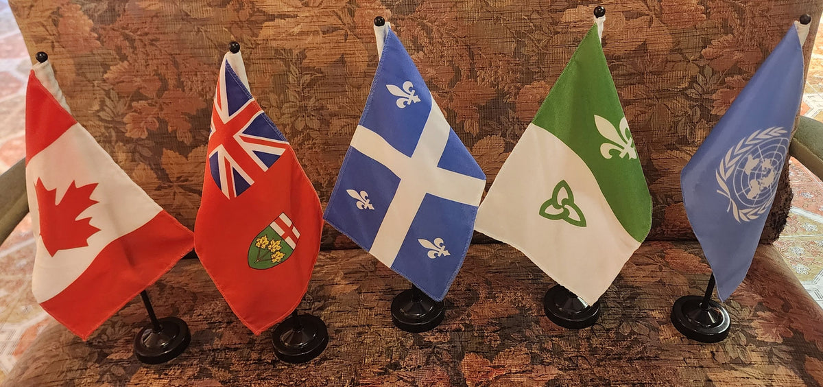 STICK FLAGS 6X10 INCH