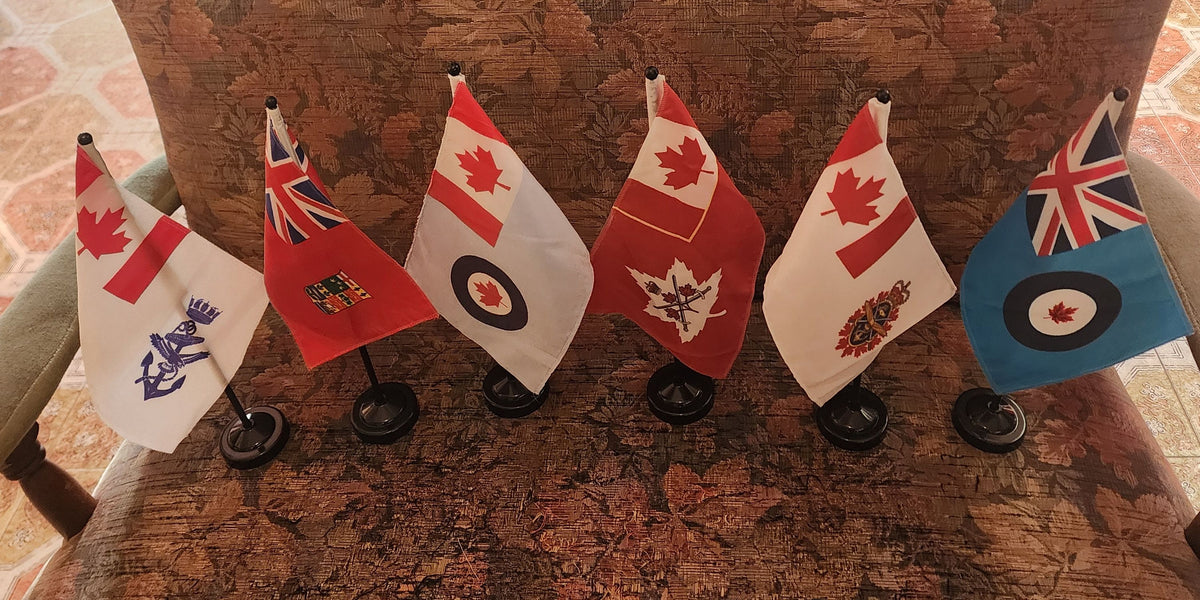 MILITARY AND ENSIGN 4X6 & 6X10 INCH STICK