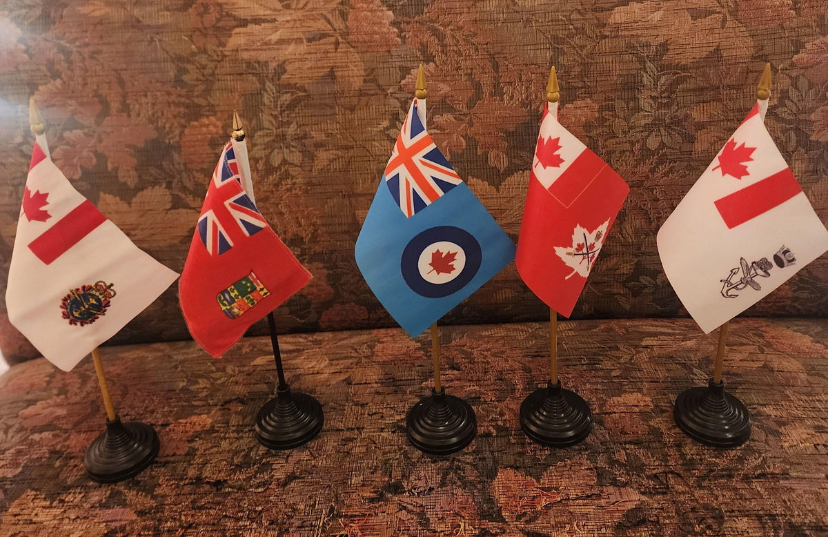 MILITARY AND ENSIGN 4X6 & 6X10 INCH STICK