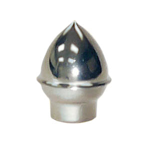 Acorn Finial, 1″ Plastic, Silver