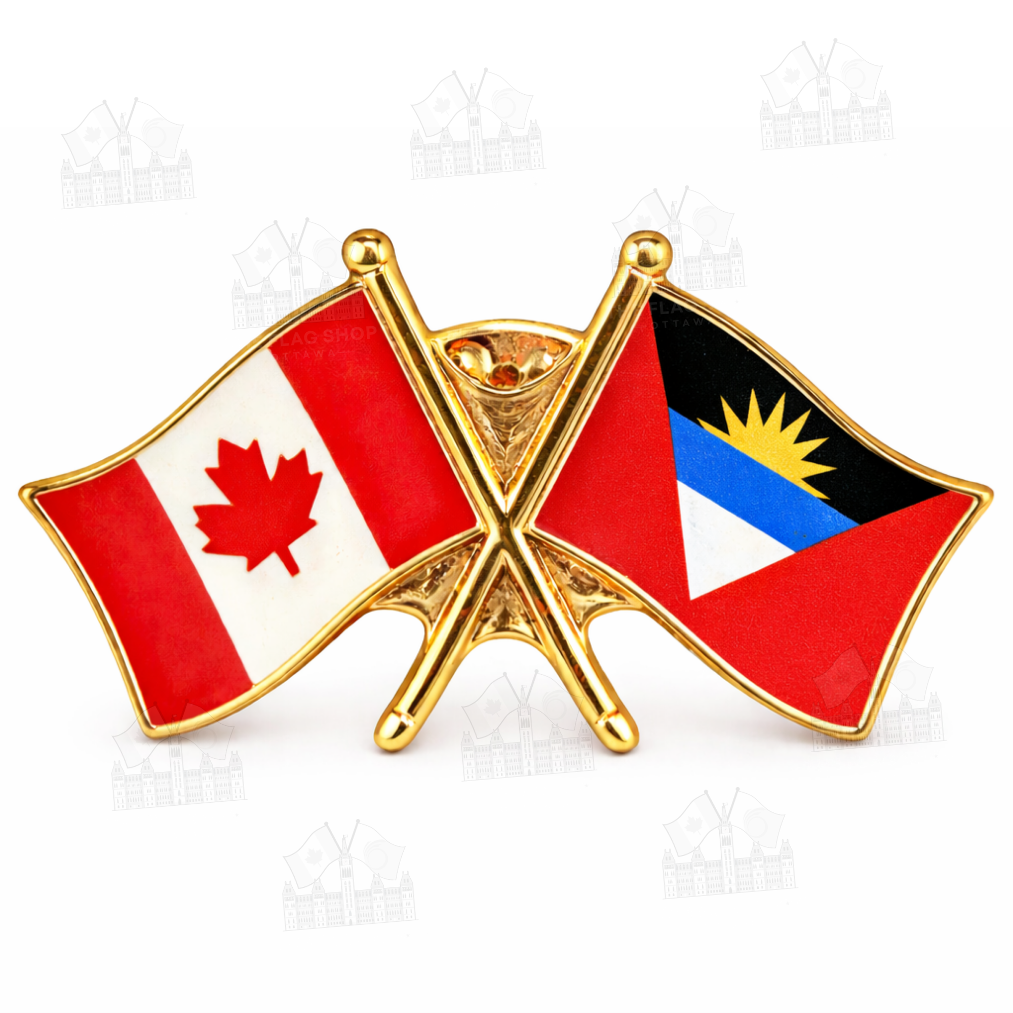 Canada x Antigua & Barbuda Friendship Pin
