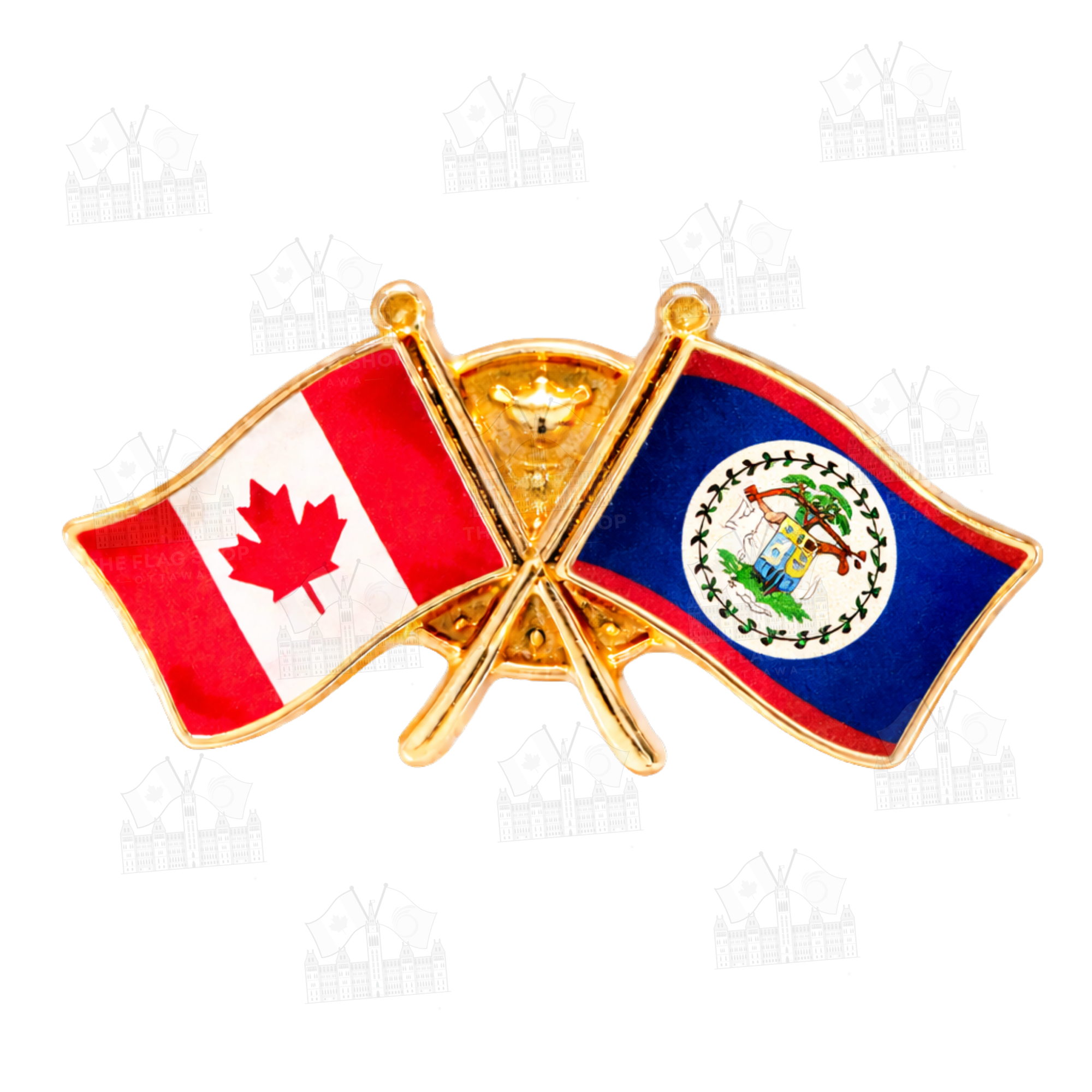 Canada x Belize Friendship Pin