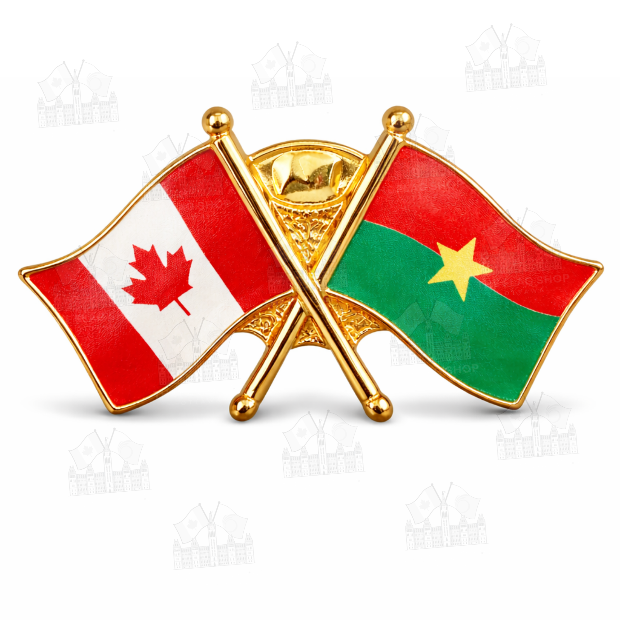 Canada x Burkina Faso Friendship Pin