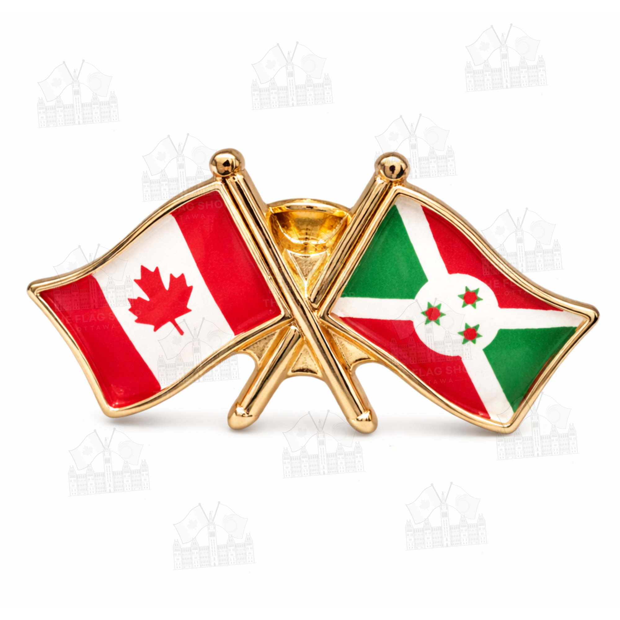 Canada x Burundi Friendship Pin