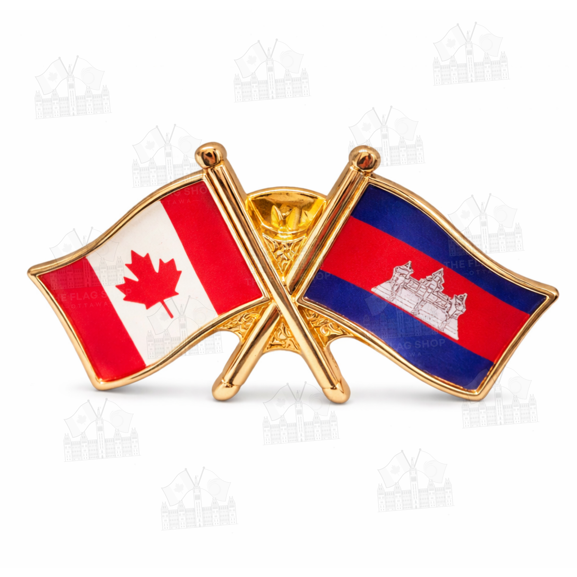 Canada x Cambodia Friendship Pin