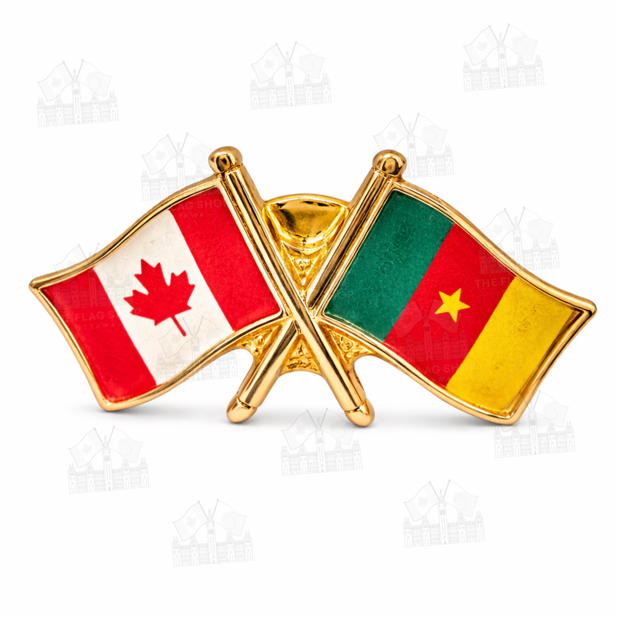 Canada x Cameroon Friendship Pin