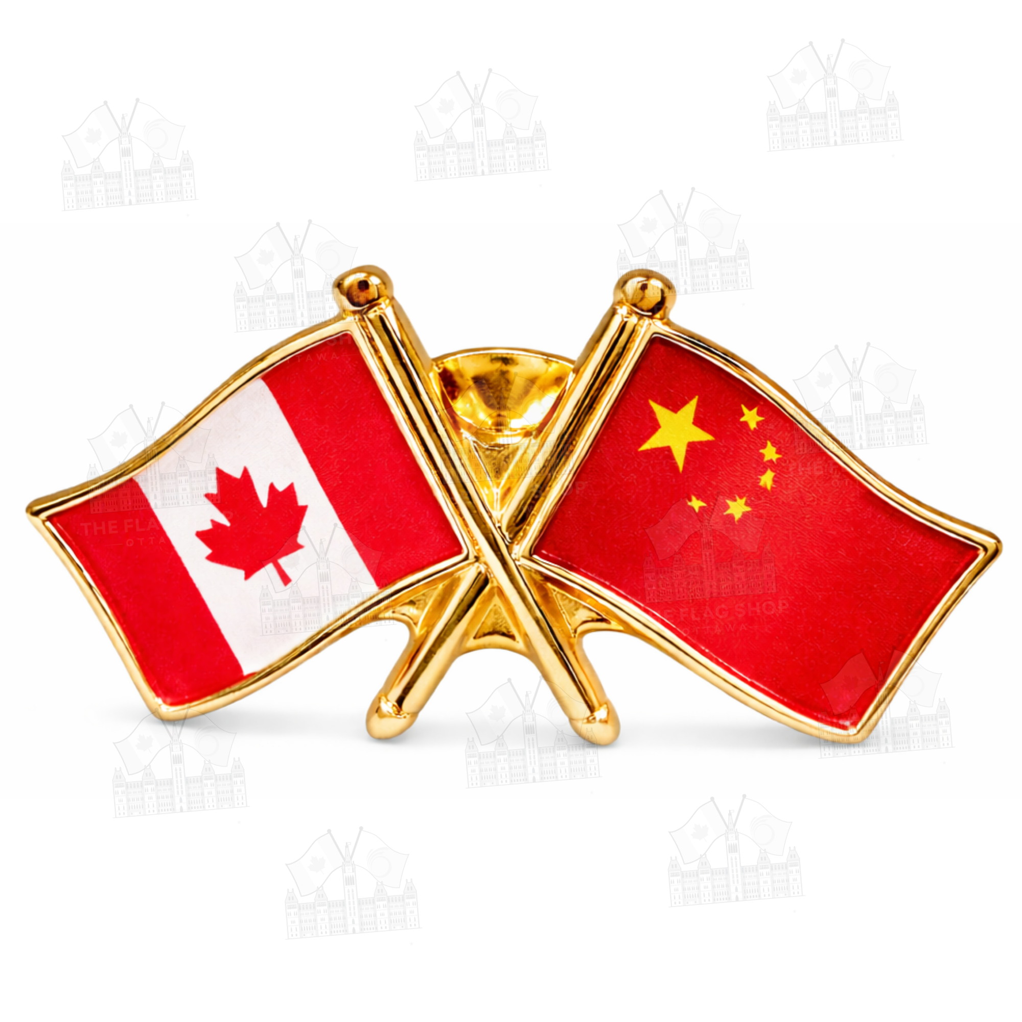 Canada x China Friendship Pin