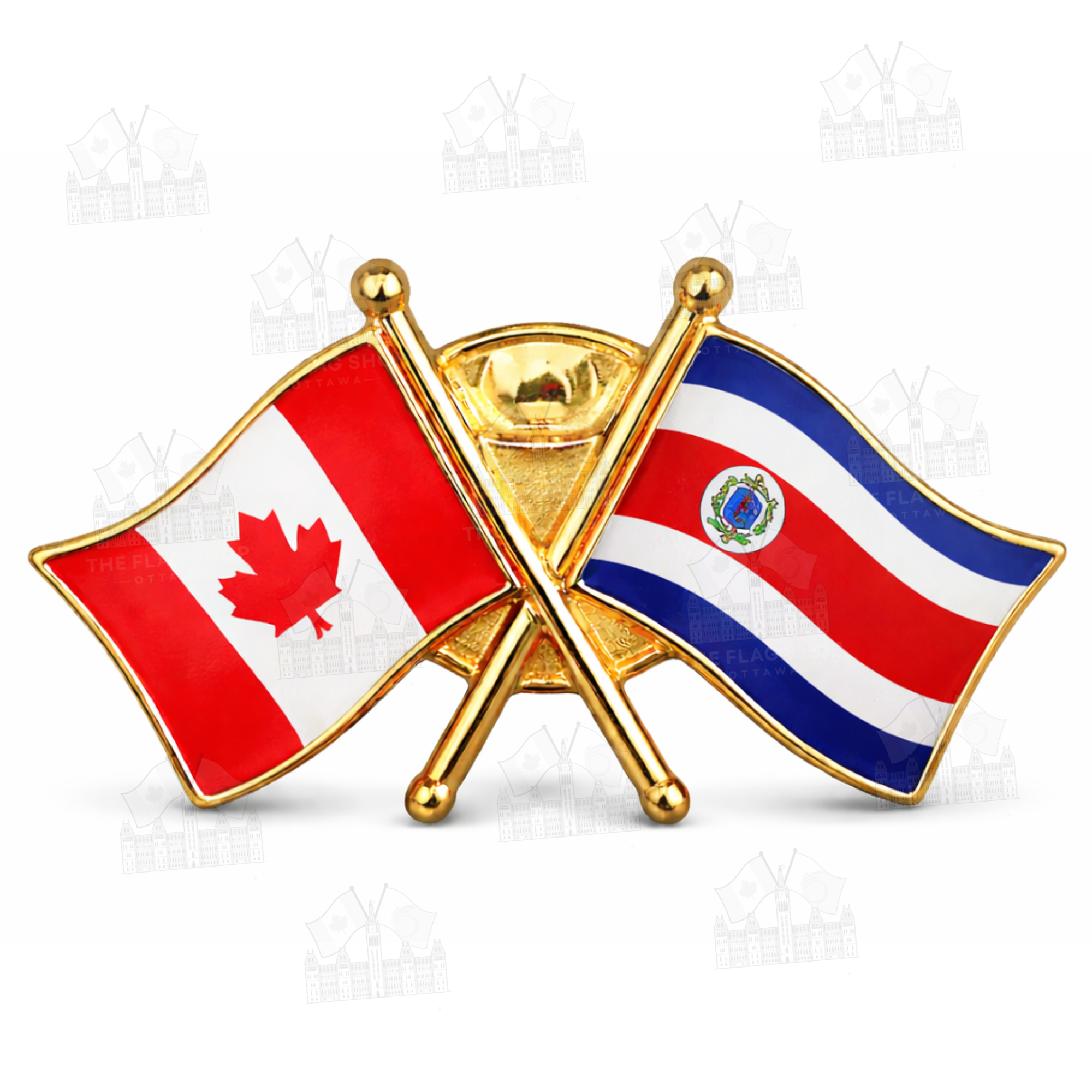 Canada x Costa Rica Friendship Pin