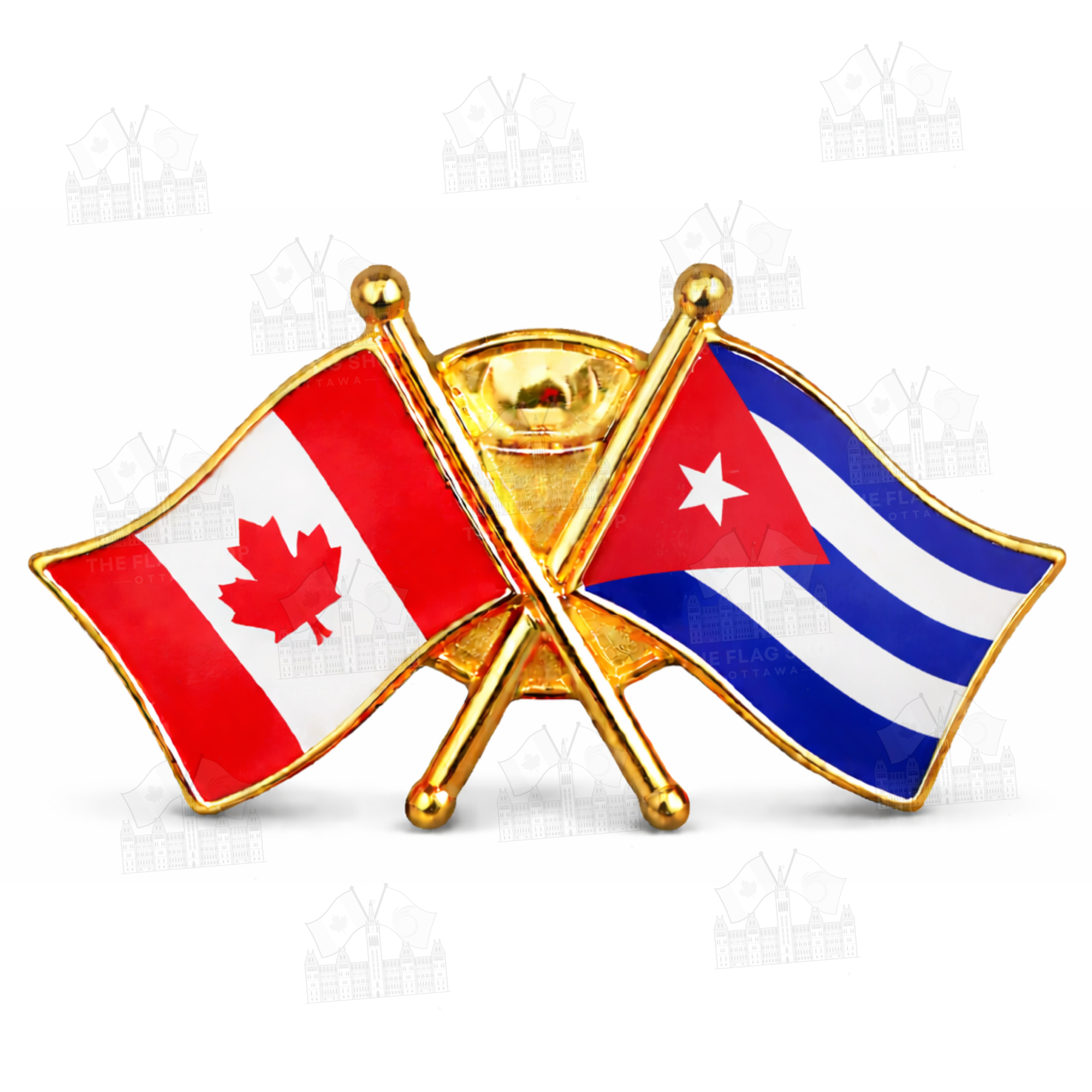 Canada x Cuba Friendship Pin