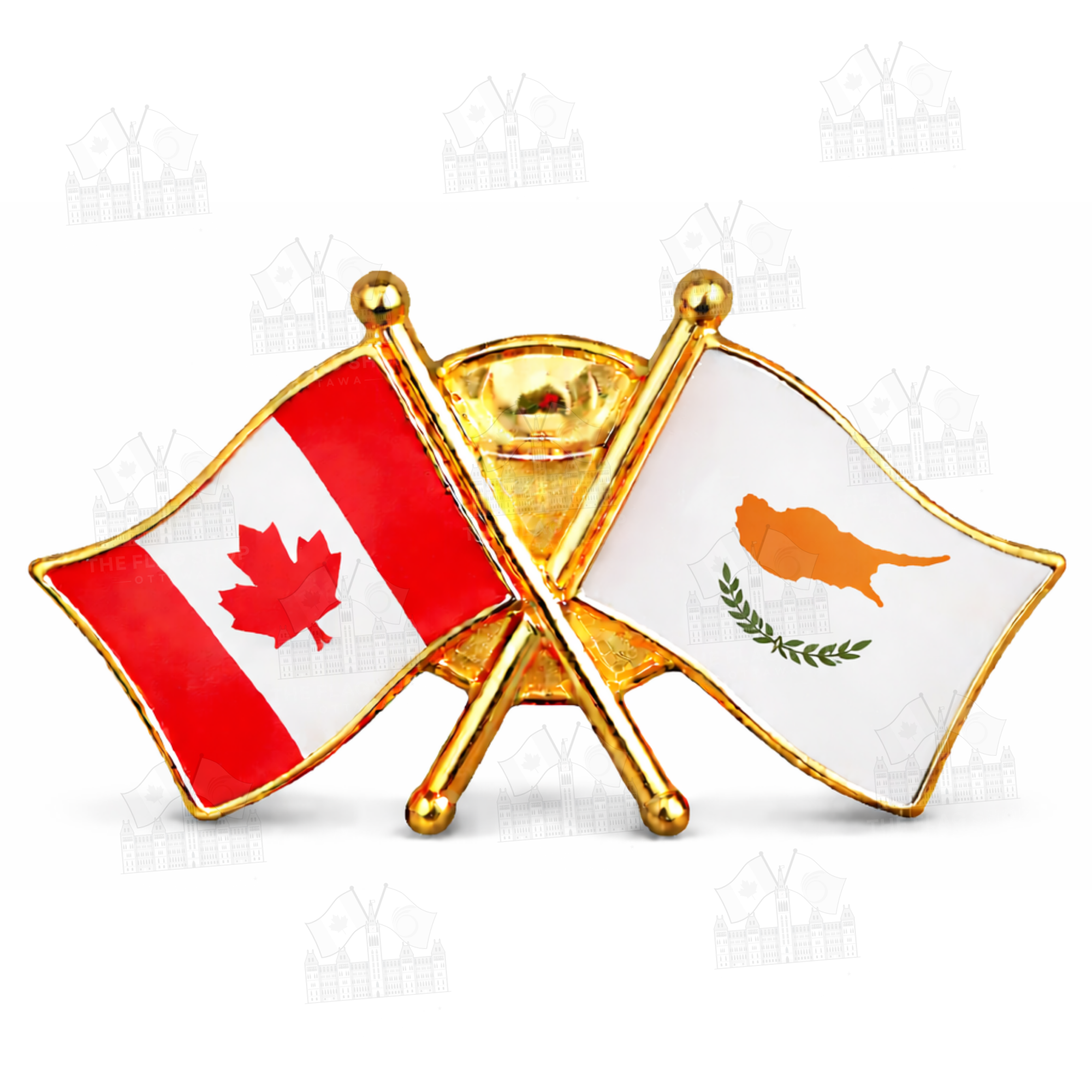 Canada x Cyprus Friendship Pin