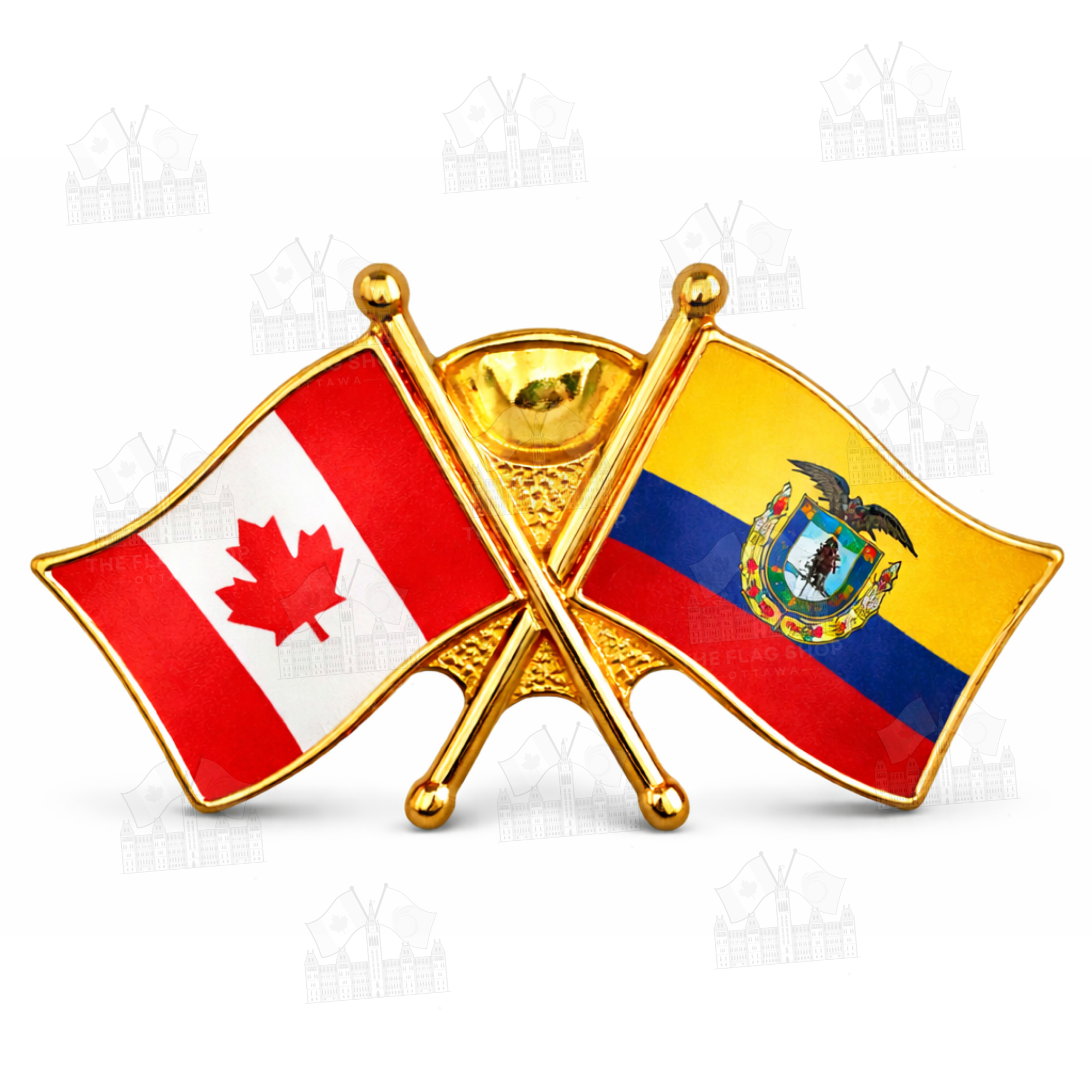 Canada x Ecuador Friendship Pin