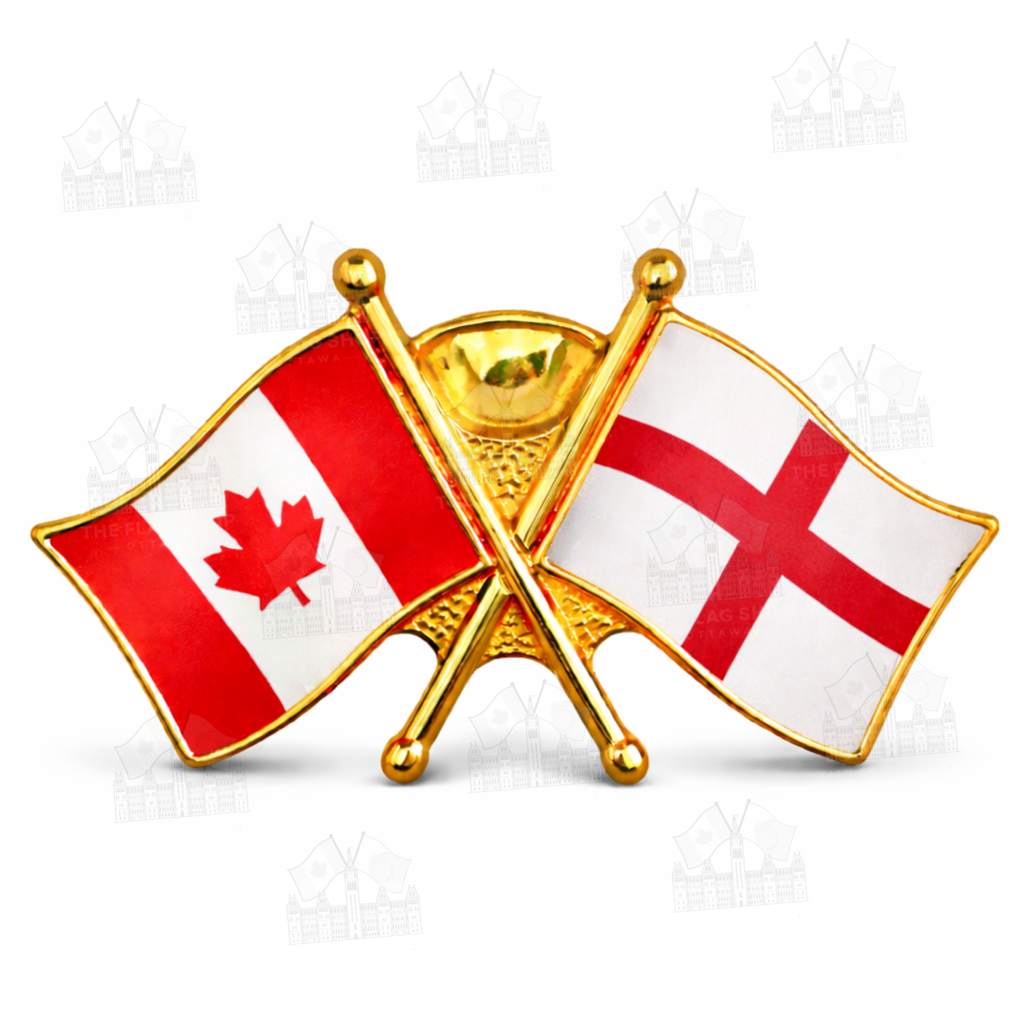 Canada x England Friendship Pin