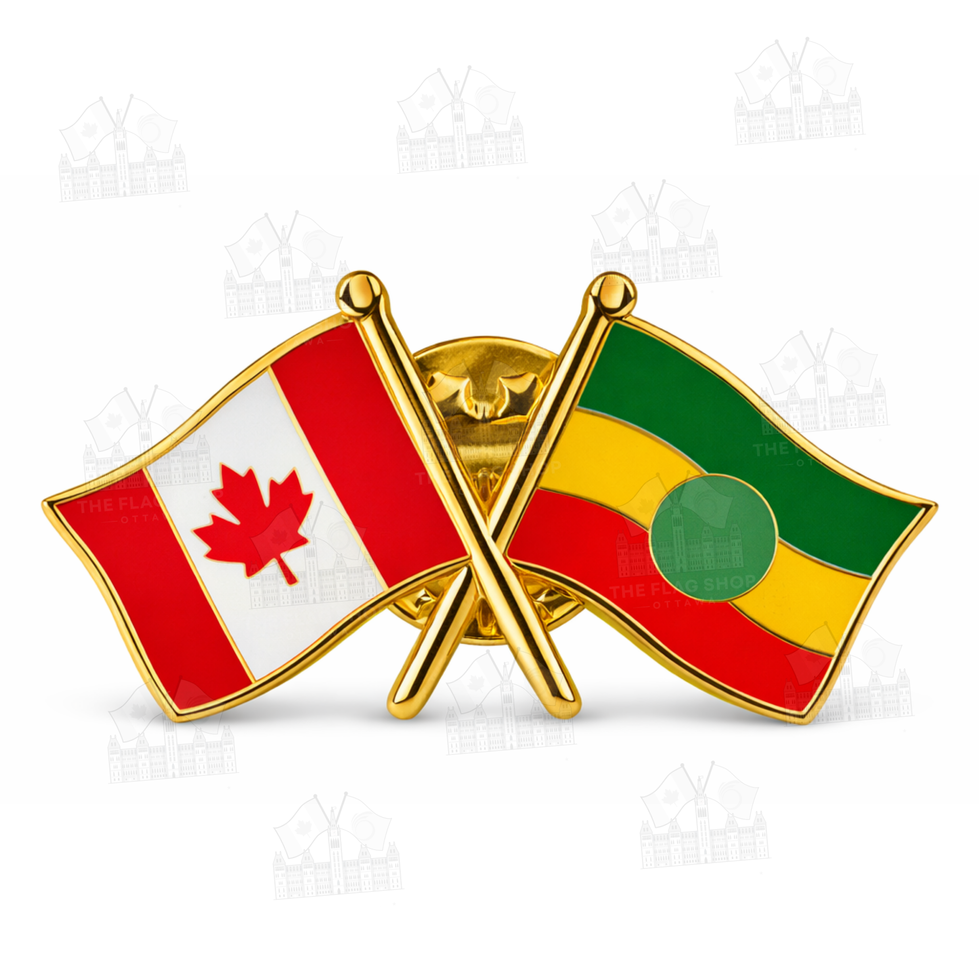 Canada x Ethiopia Friendship Pin