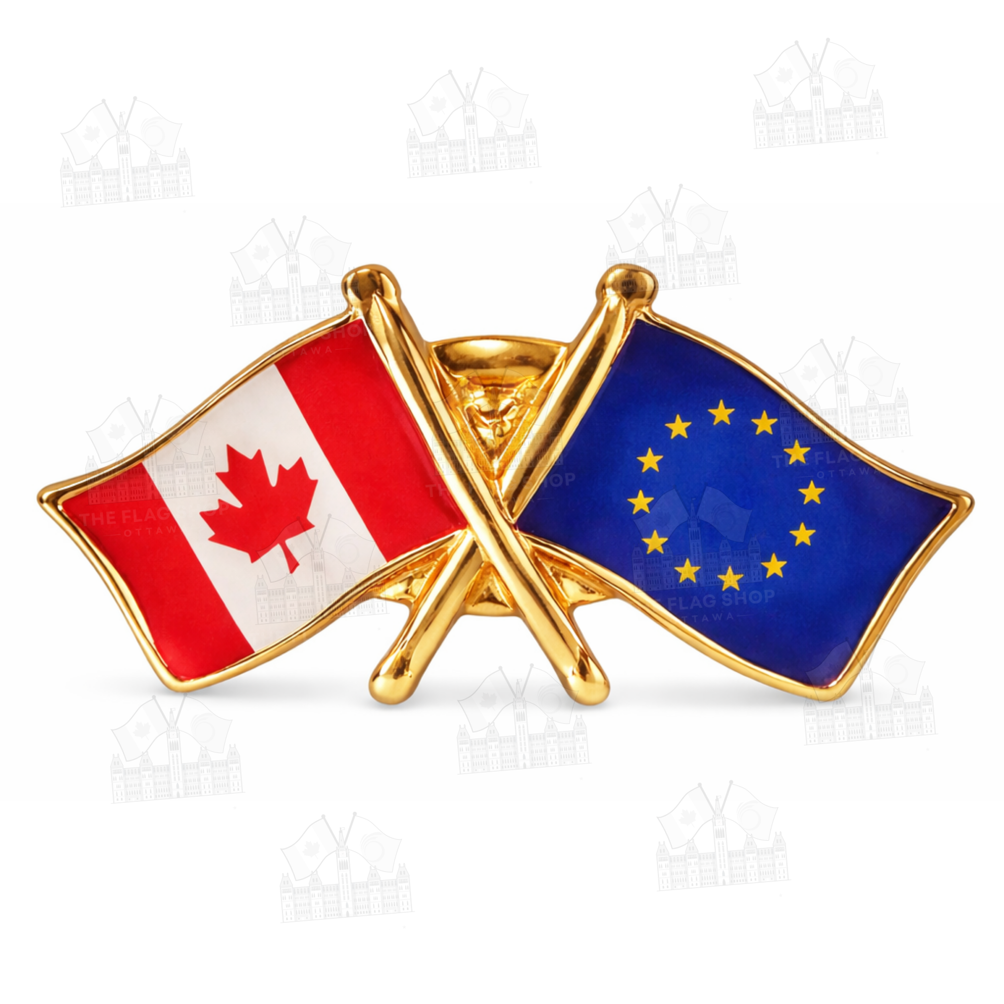 Canada x European Union Friendship Pin