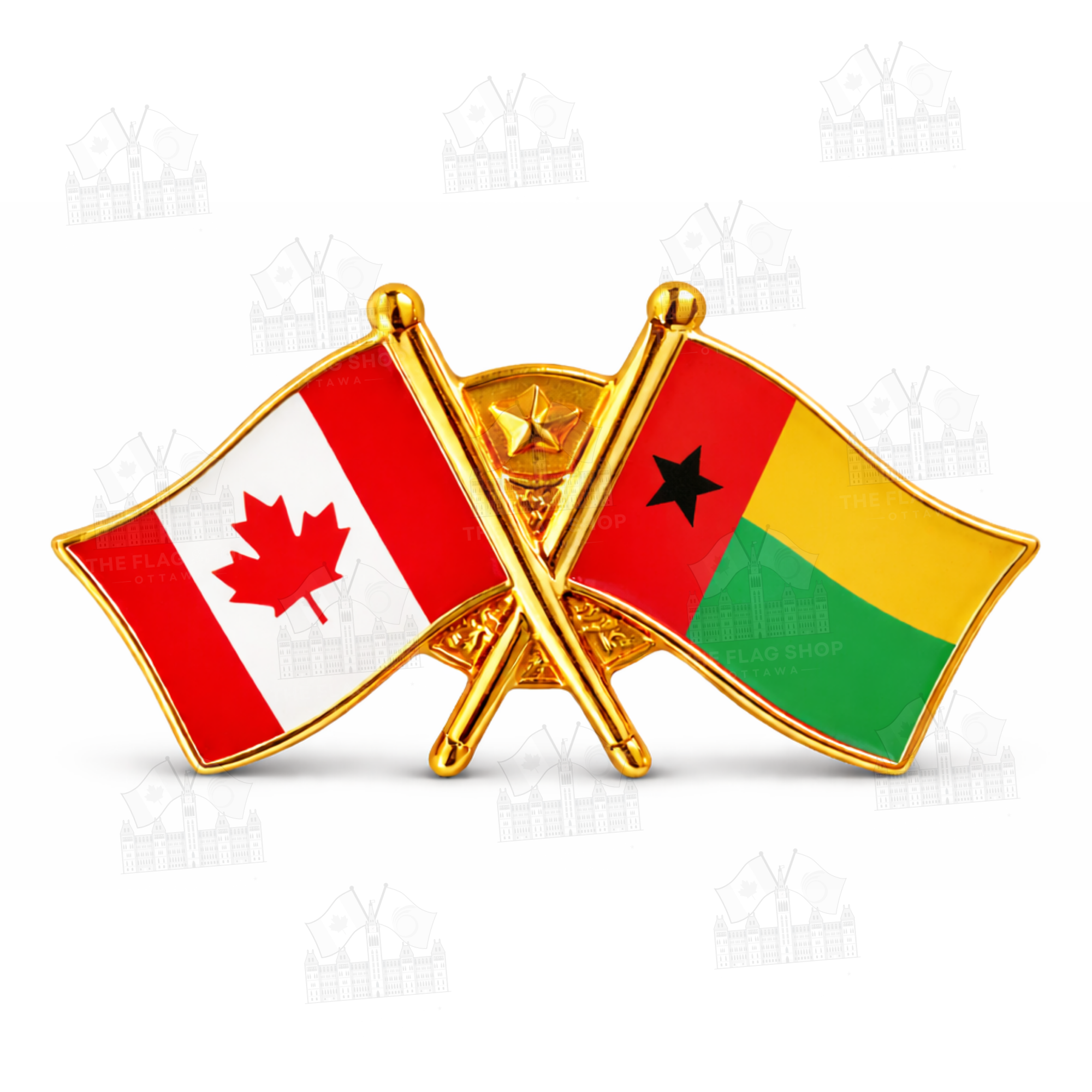 Canada x Guinea Bissau Friendship Pin