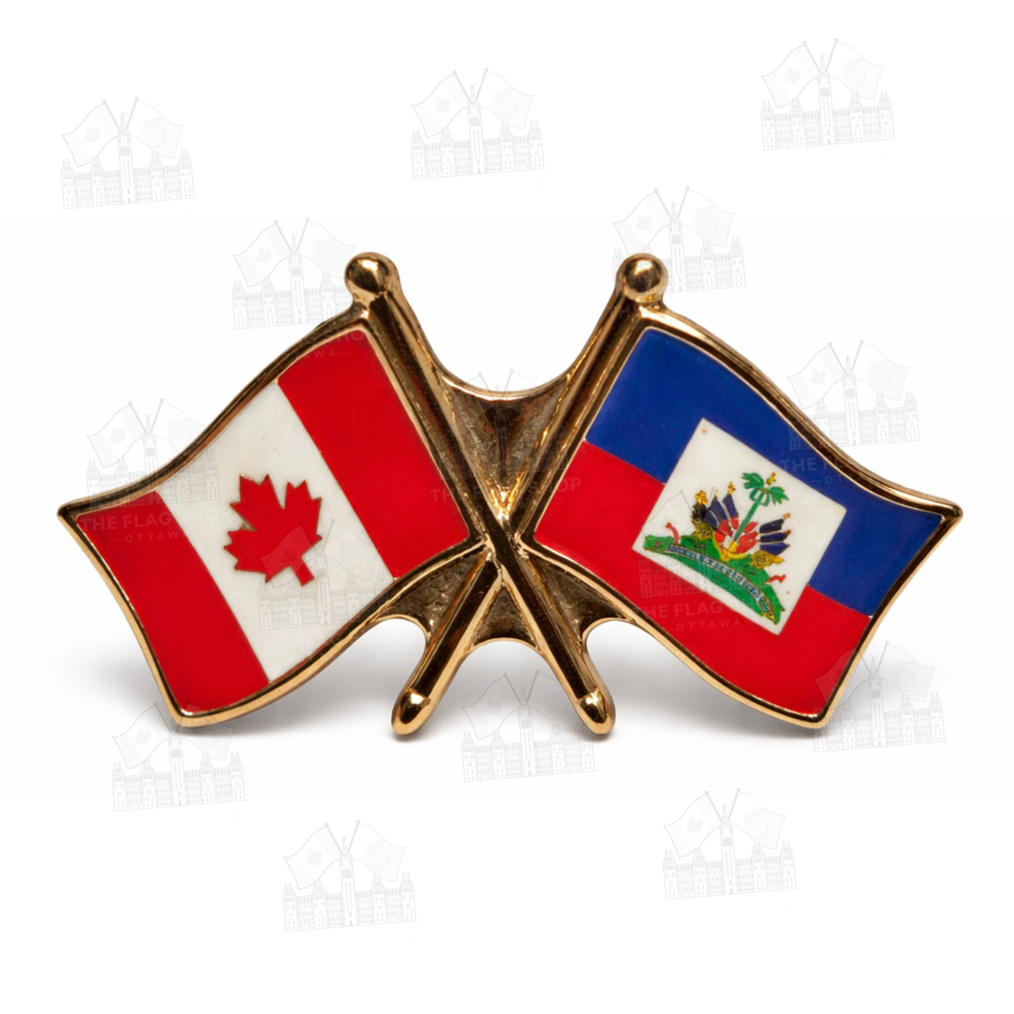 Canada x Haiti Friendship Pin