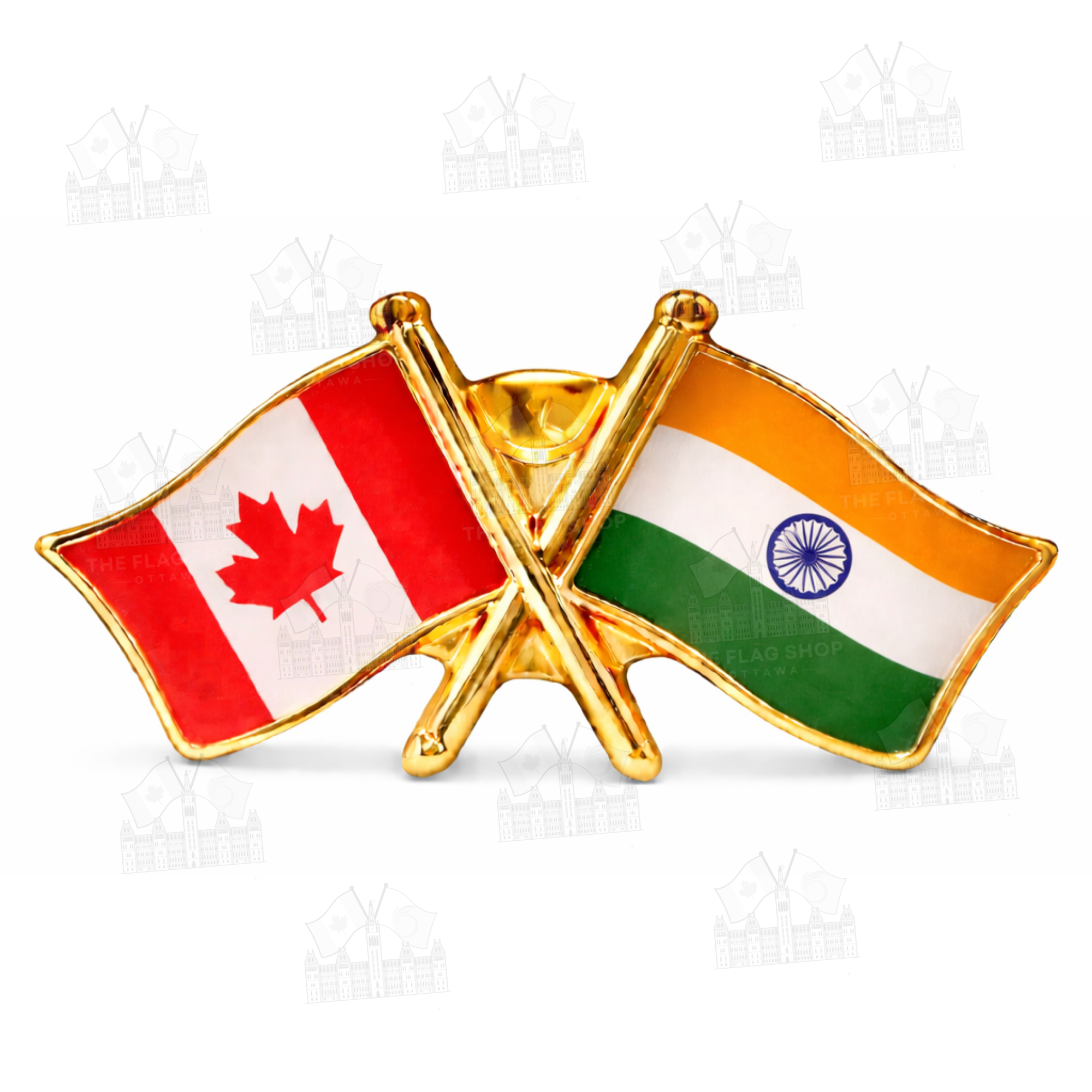 Canada x India Friendship Pin