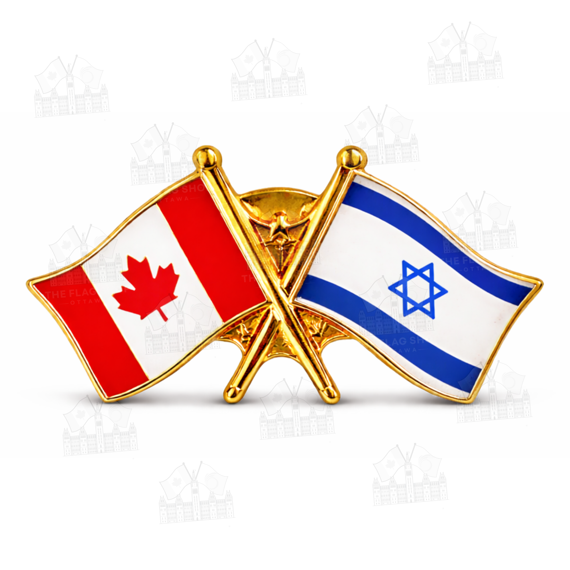 Canada x Israel Friendship Pin