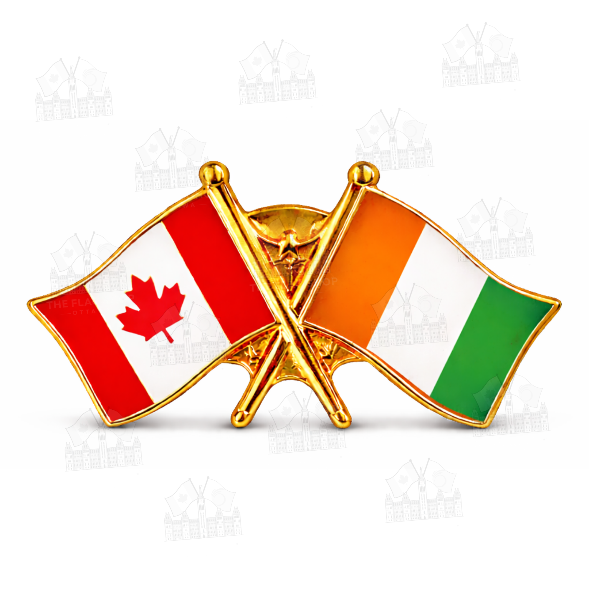 Canada x Ivory Coast Friendship Pin