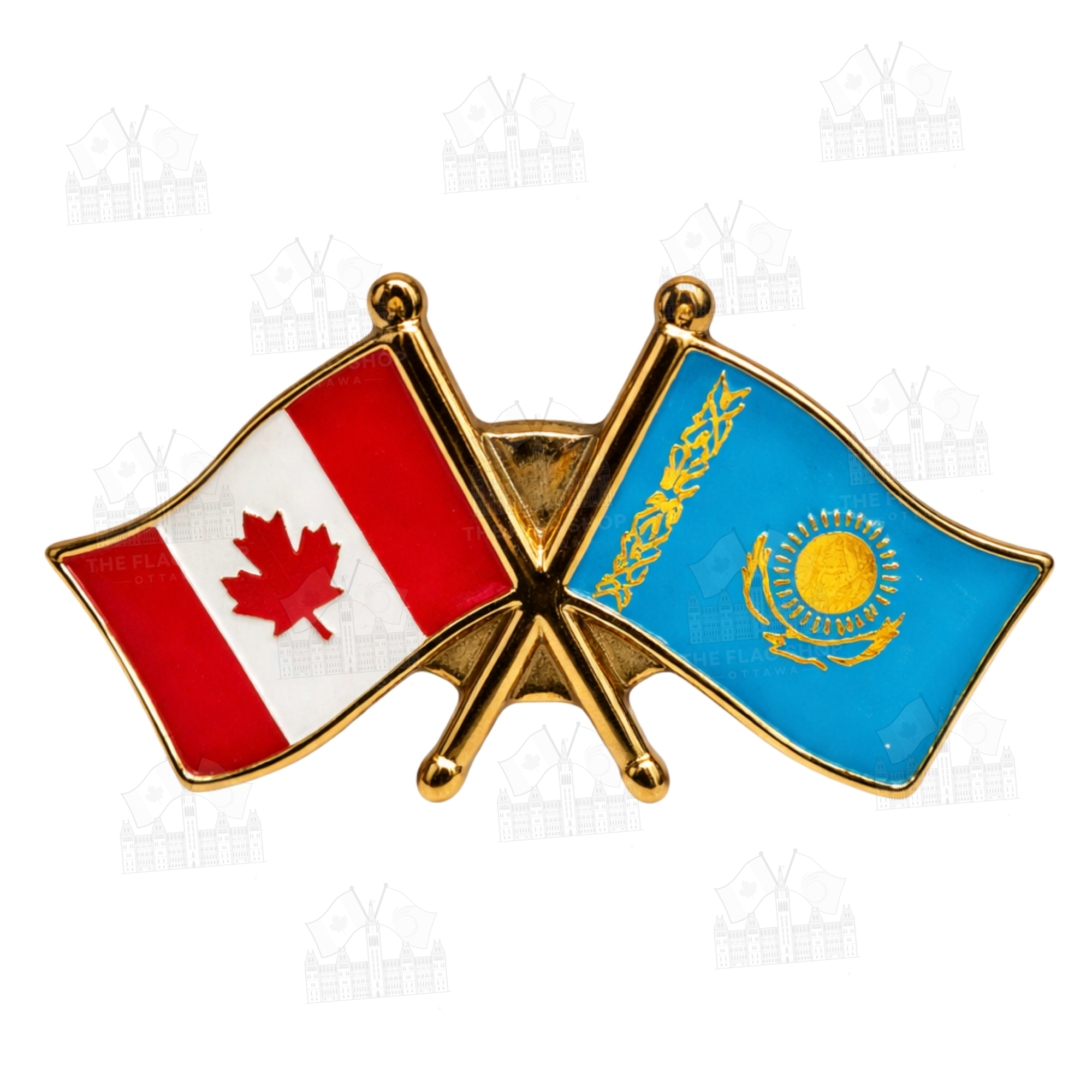 Canada x Kazakhstan Friendship Pin
