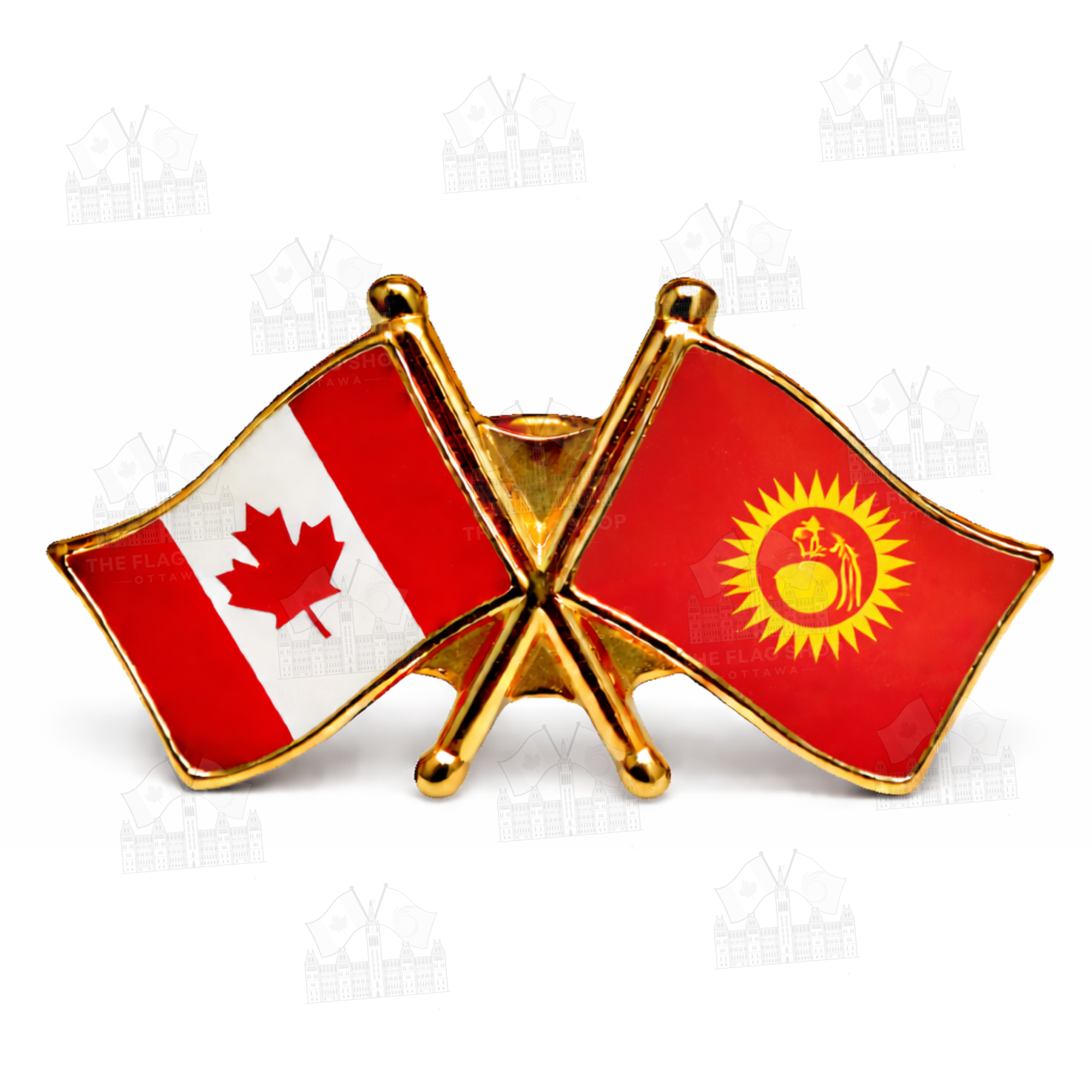 Canada x Kyrgyzstan Friendship Pin