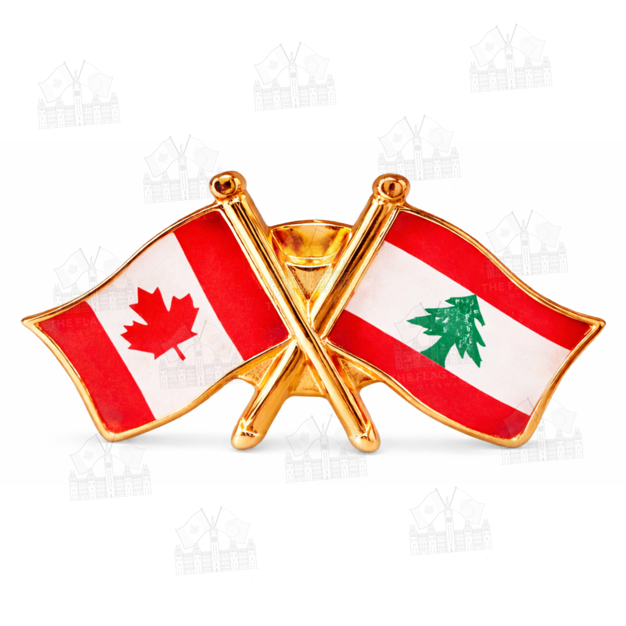 Canada x Lebanon Friendship Pin