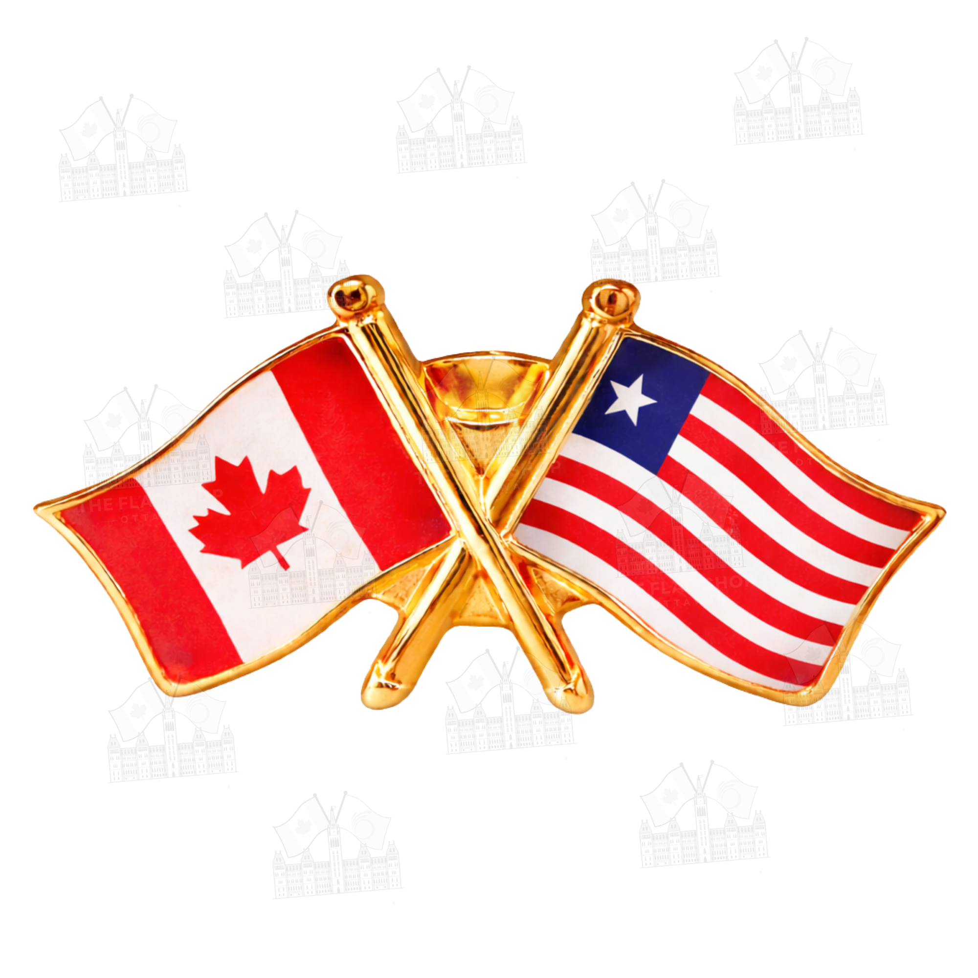 Canada x Liberia Friendship Pin