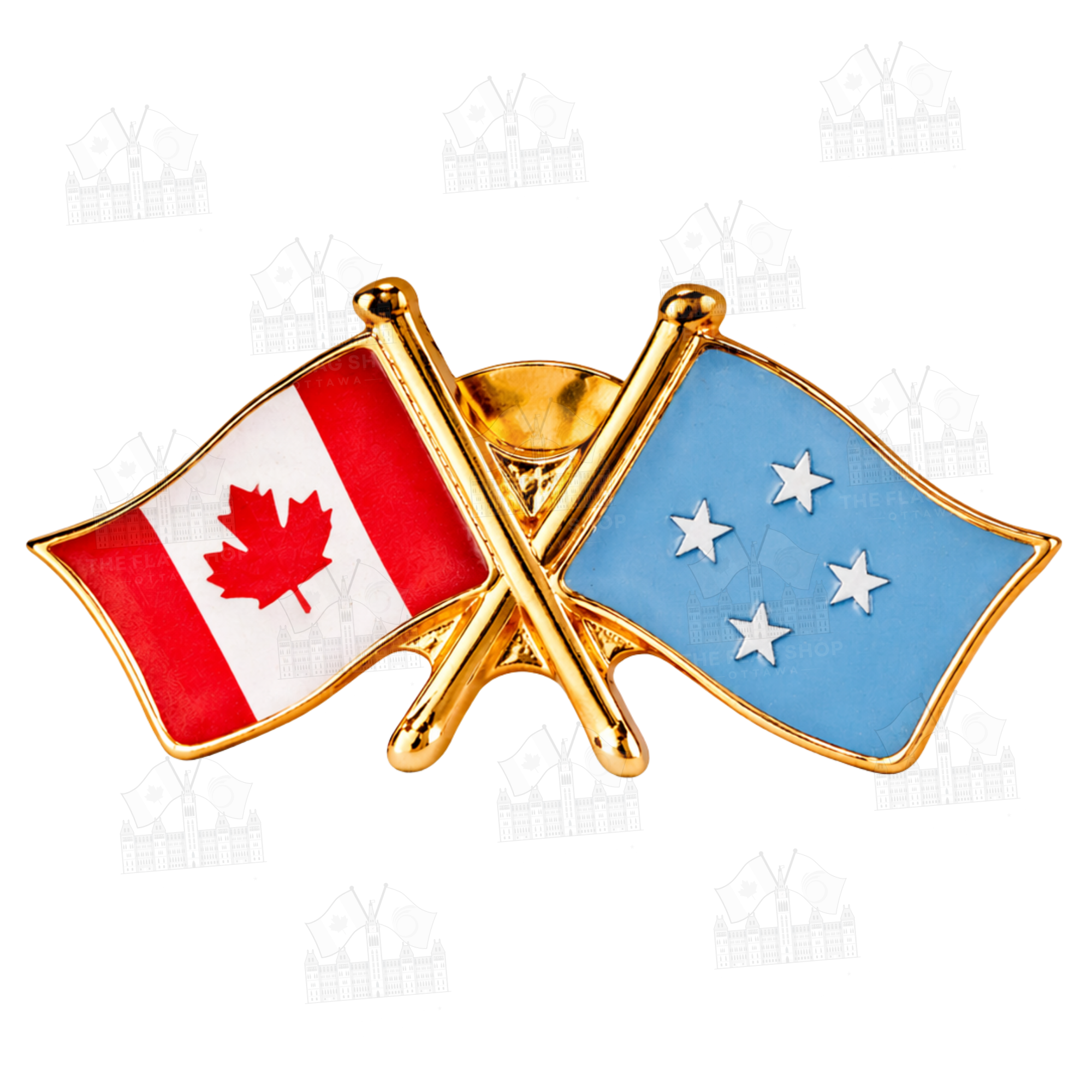 Canada x Micronesia Friendship Pin