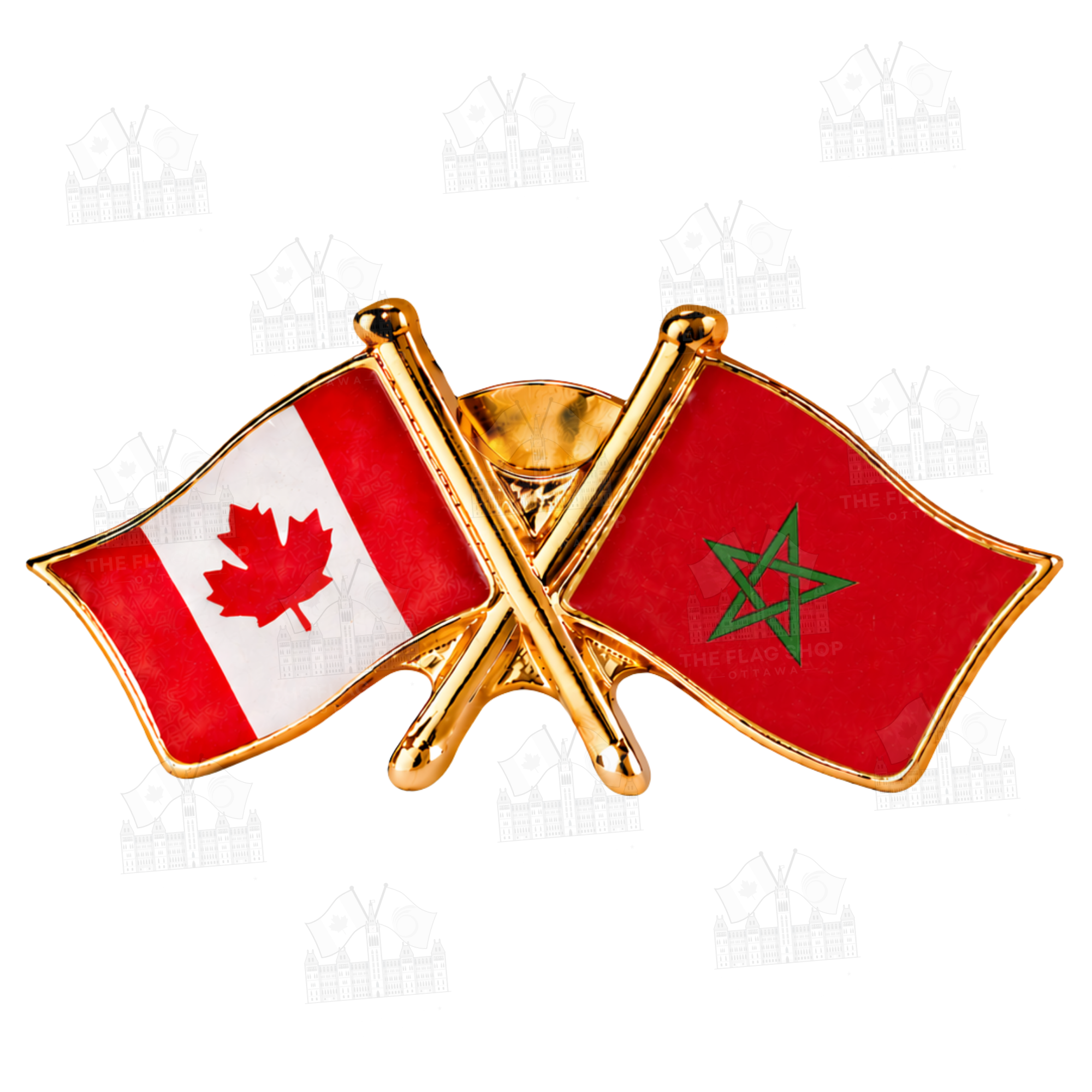 Canada x Morocco Friendship Pin