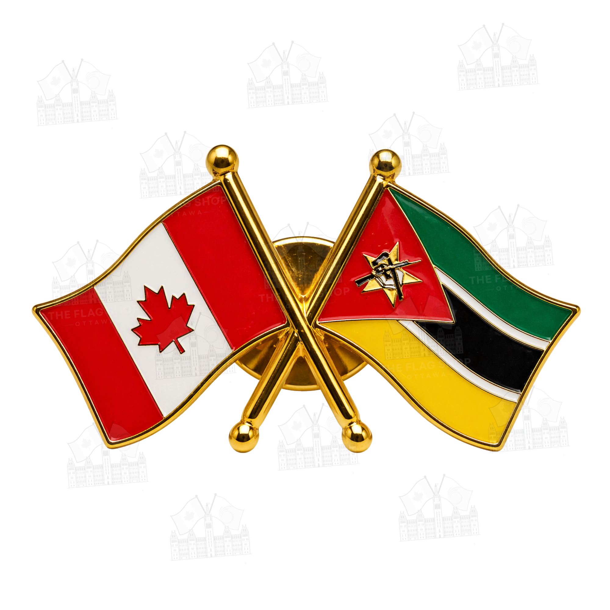 Canada x Mozambique Friendship Pin