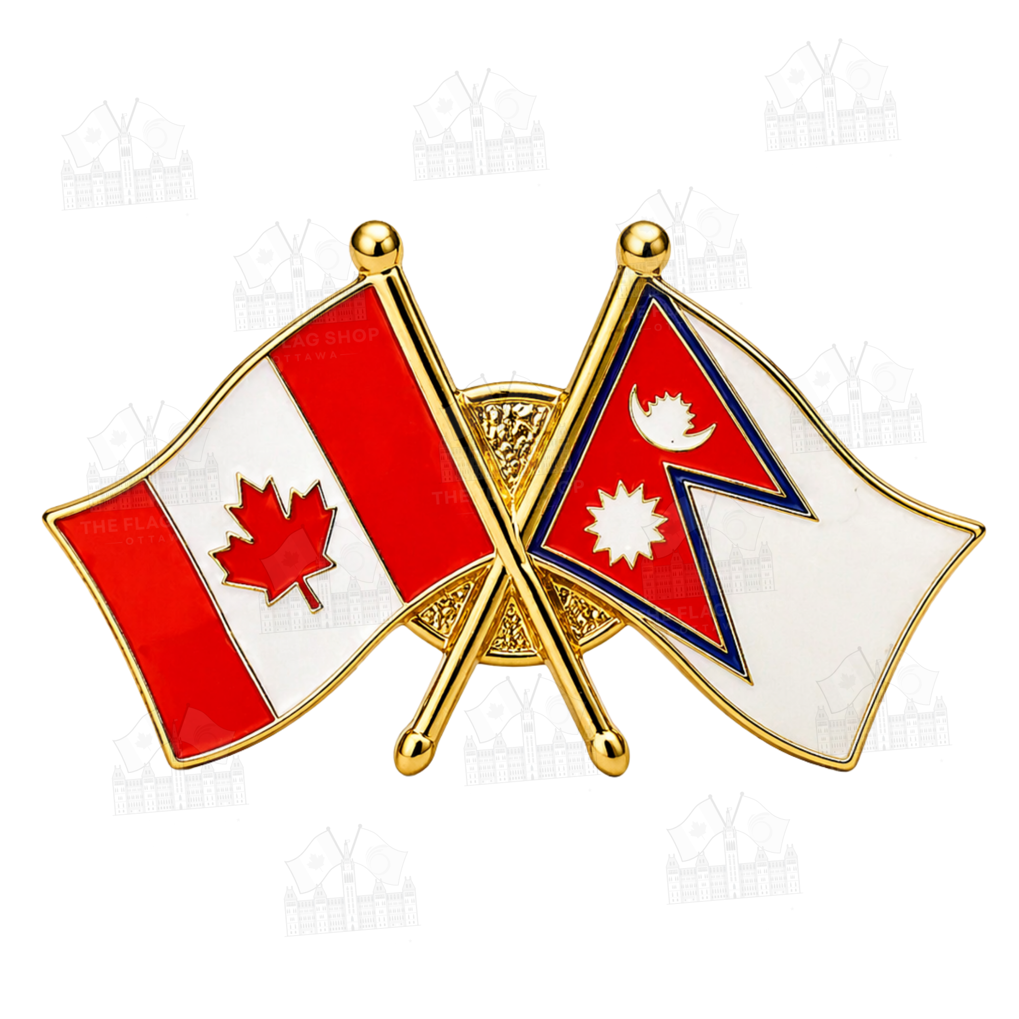 Canada x Nepal Friendship Pin