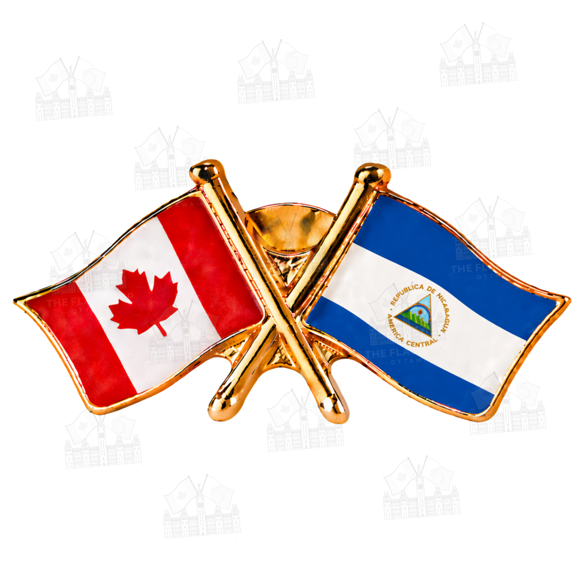 Canada x Nicaragua Friendship Pin