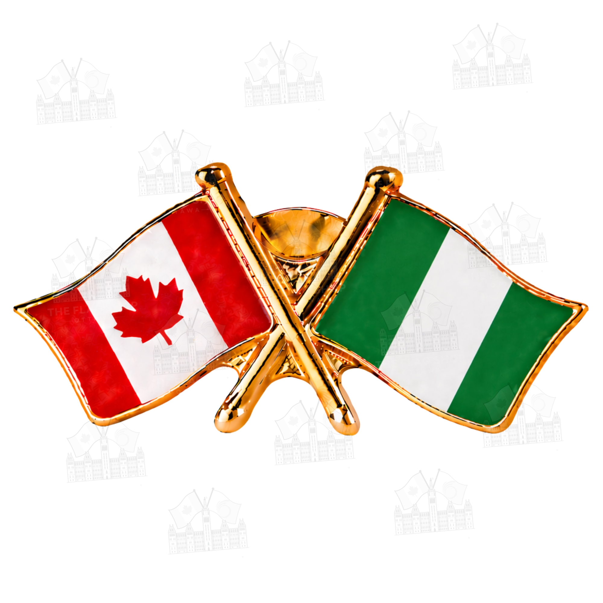 Canada x Nigeria Friendship Pin