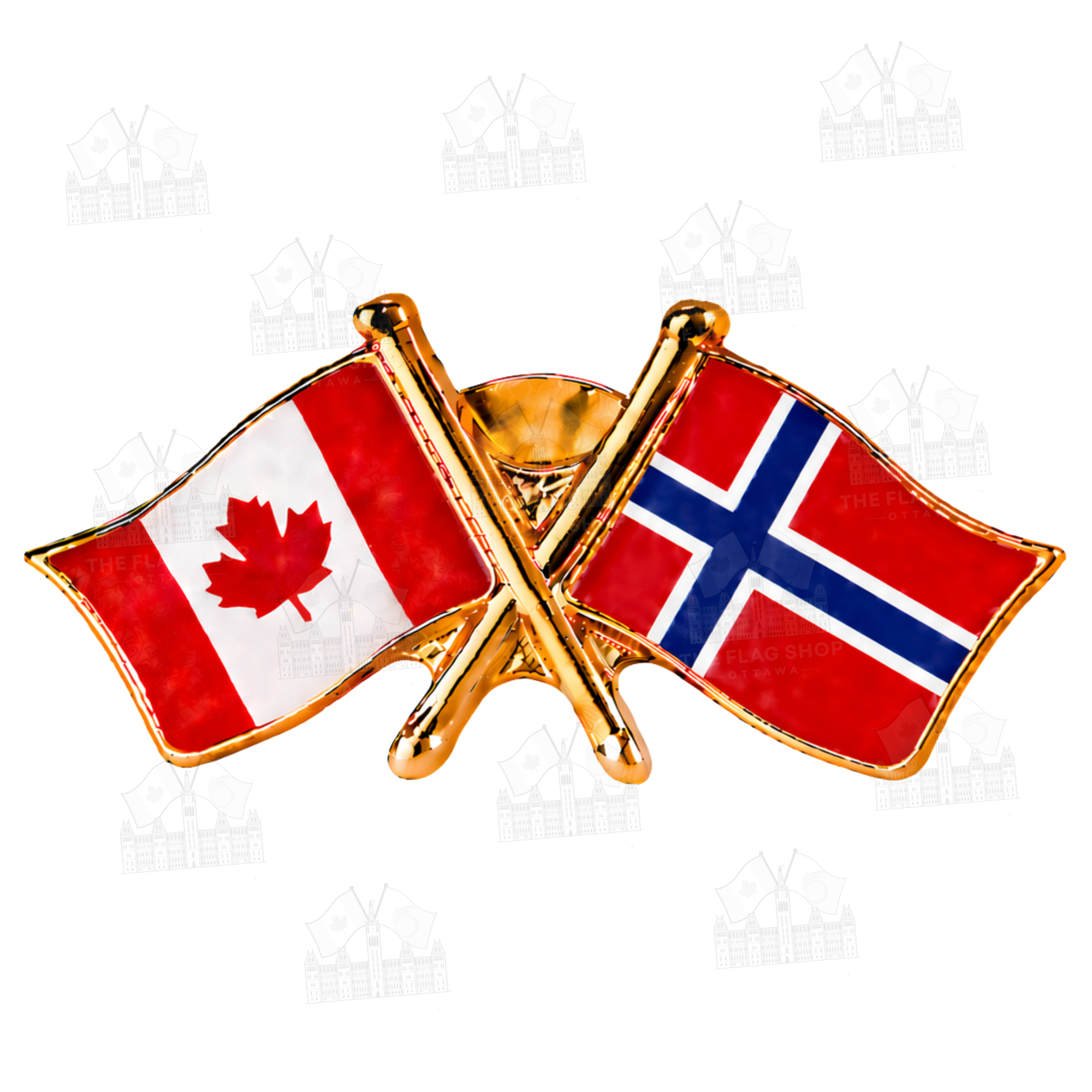 Canada x Norway Friendship Pin