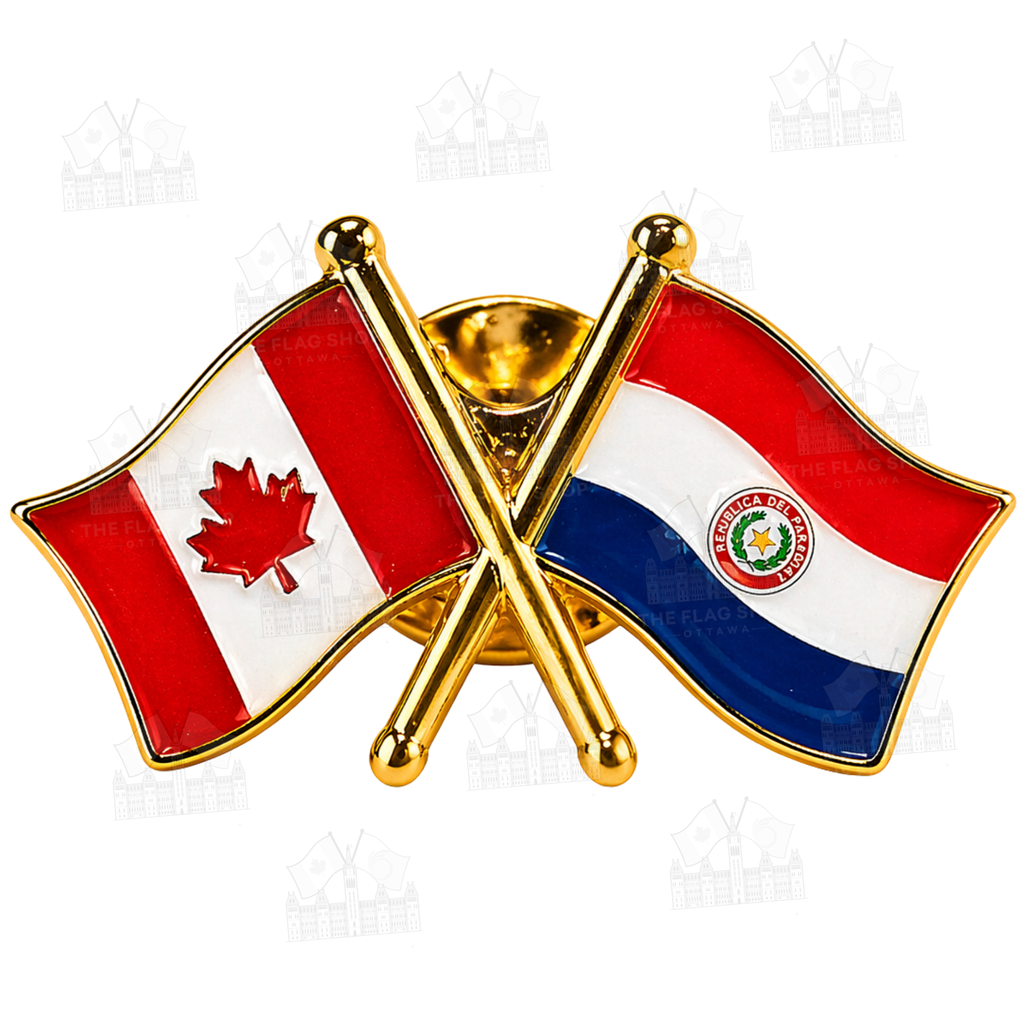 Canada x Paraguay Friendship Pin