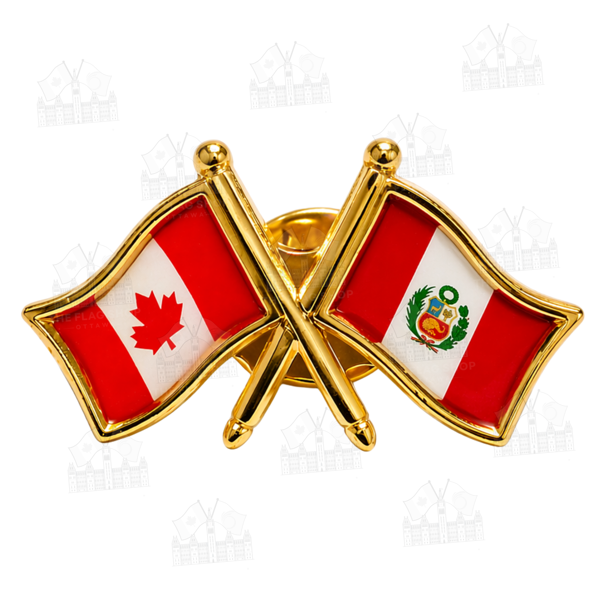 Canada x Peru Friendship Pin