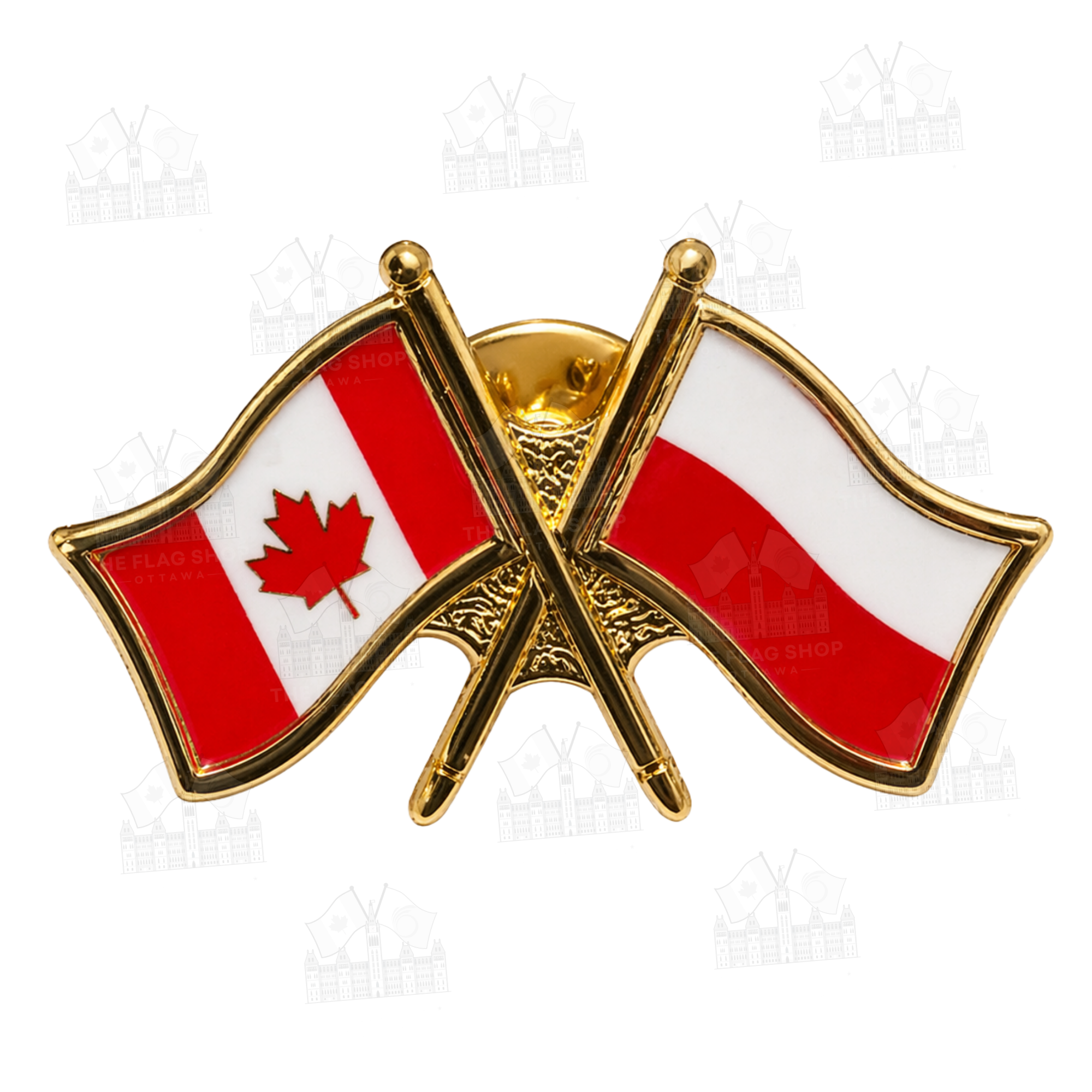 Canada x Poland Friendship Pin