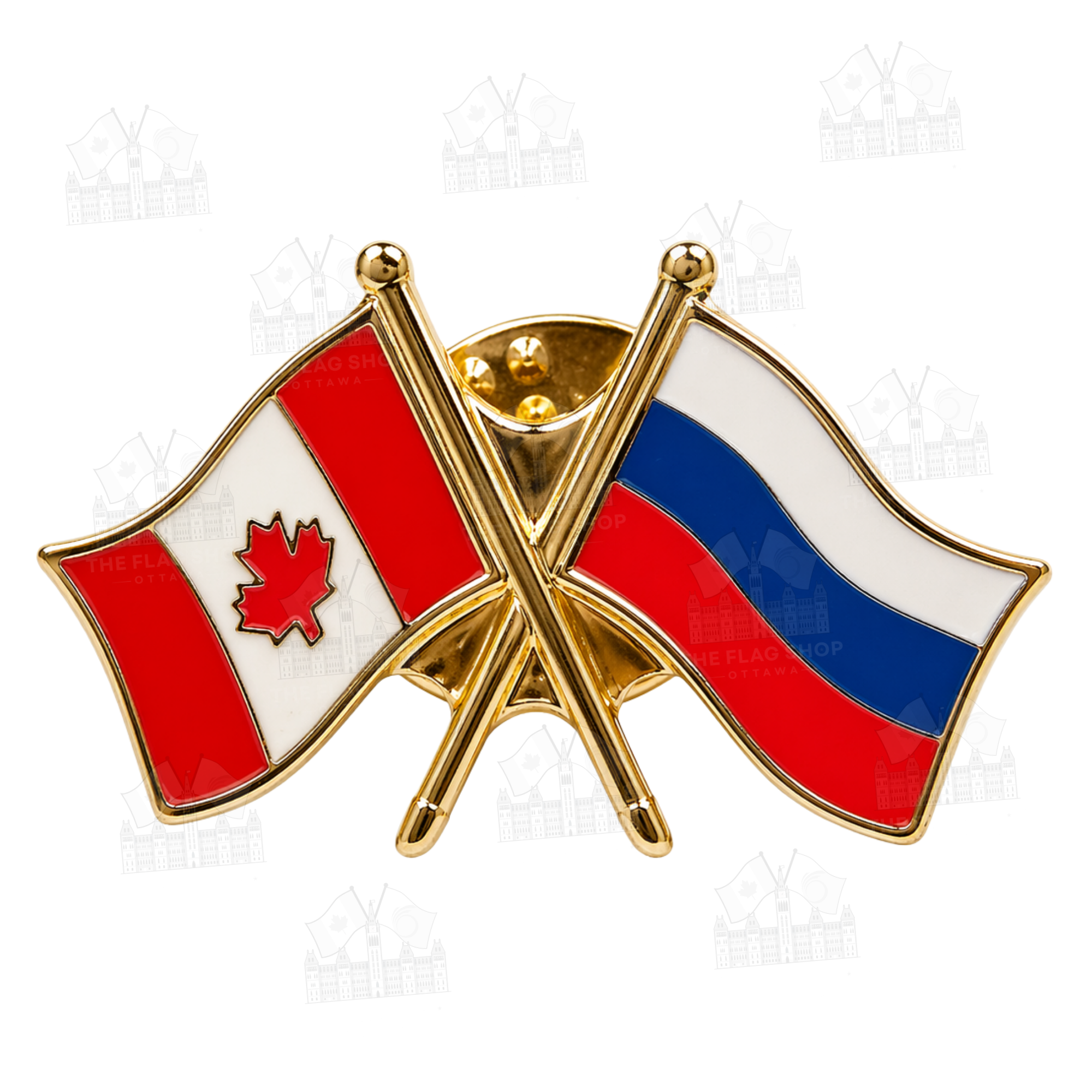 Canada x Russia Friendship Pin